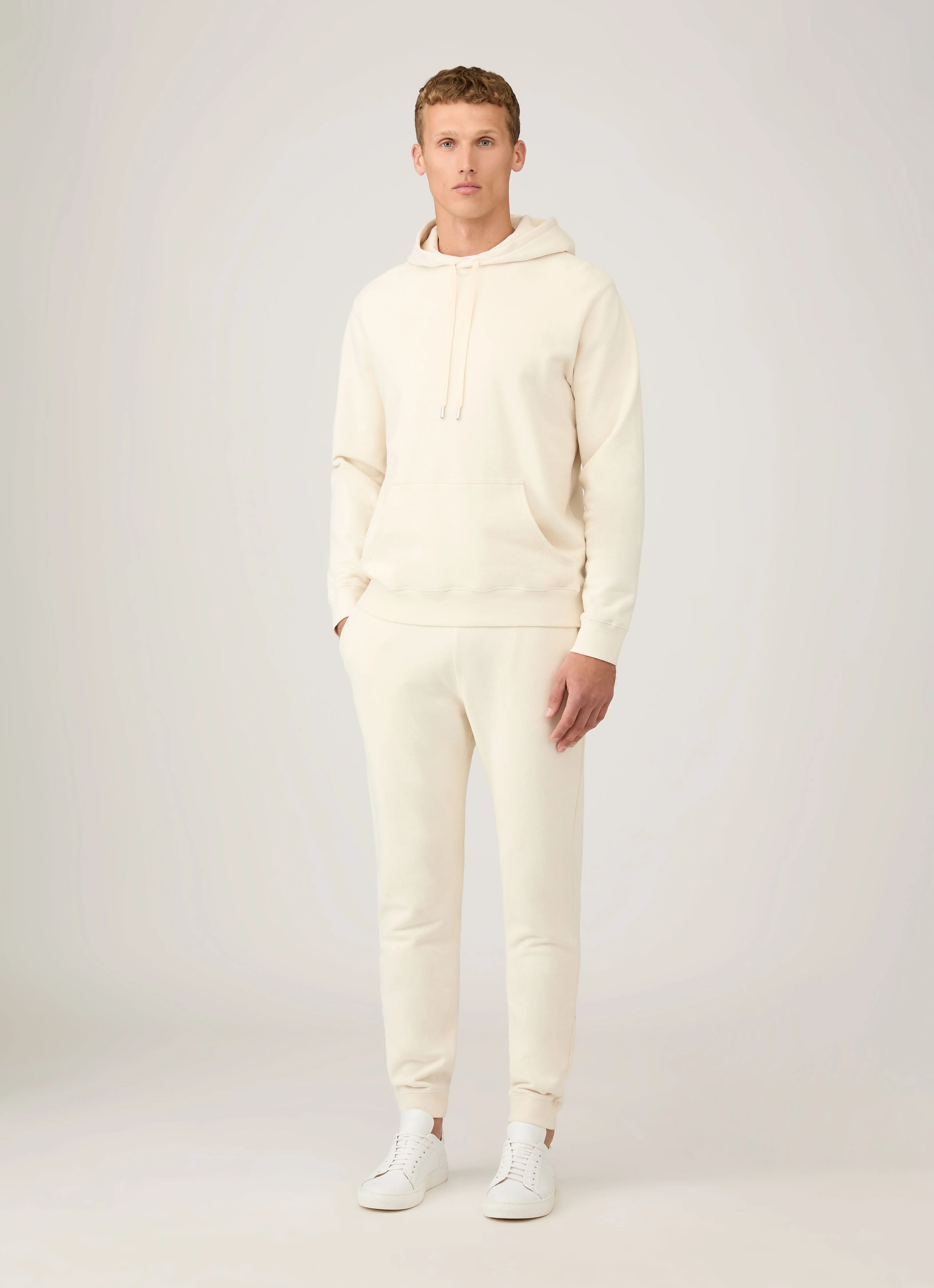 Men's Undyed Loopback Hoodie in Undyed - Image 3
